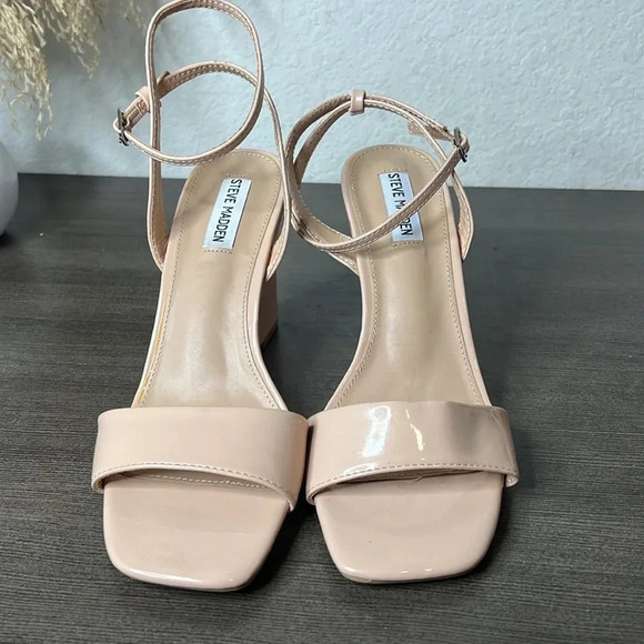 Steve Madden Patent Leather Strappy Wedges - Picture 2 of 9